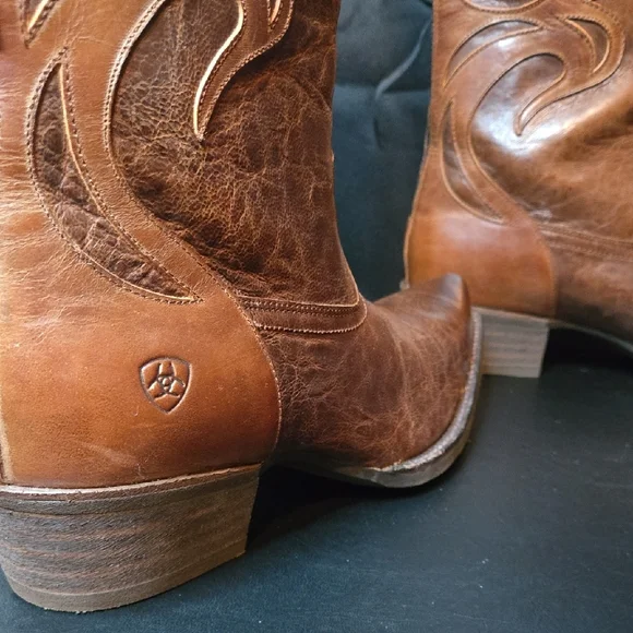 Ariat Brown Heeled Boots - Picture 8 of 16